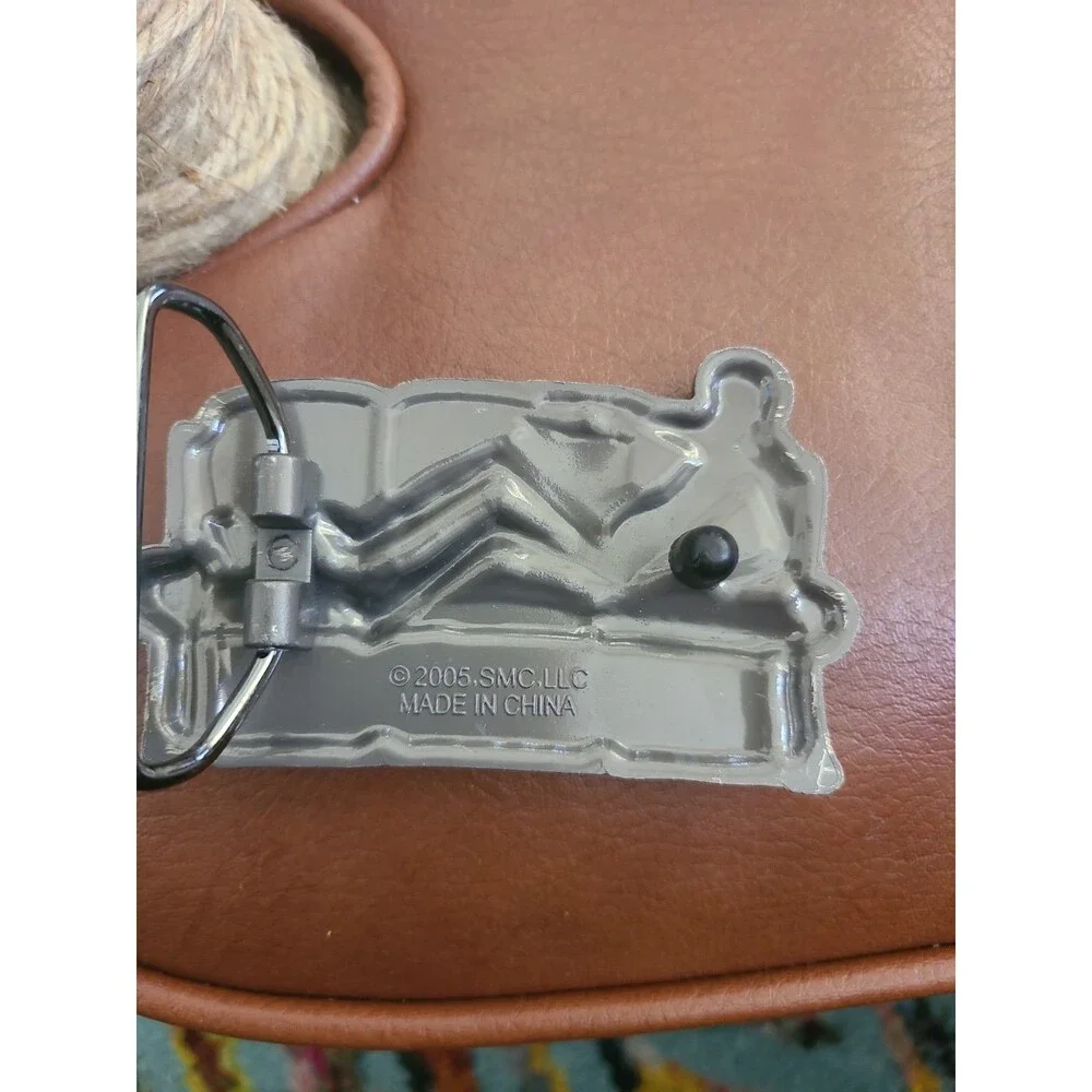 Couch Potato Funny Novelty Metal Belt Buckle 4 X 2 NEW